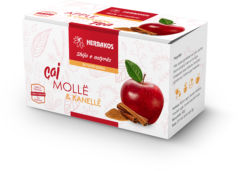 Çaj Mollë dhe Kanellë